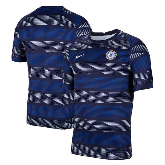 Chelsea Blue White Training Shirt 2020/21